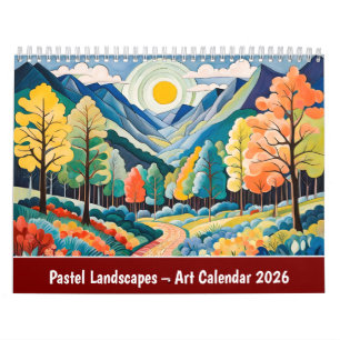 Paysages Pastels – Calendrier d'Art 2026