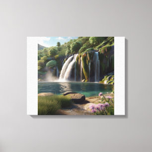 Paysages réalistes Impression sur toile tendue