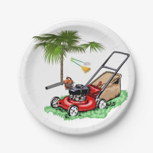 Paysagiste en Assiettes en Carton