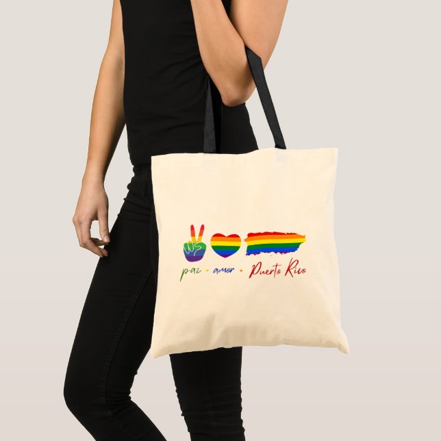Paz Amor Puerto Rico Tasche Shopping Bag (Vorderseite (Produkt))
