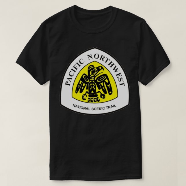 Pazifik Nordwestweg T-Shirt (Design vorne)