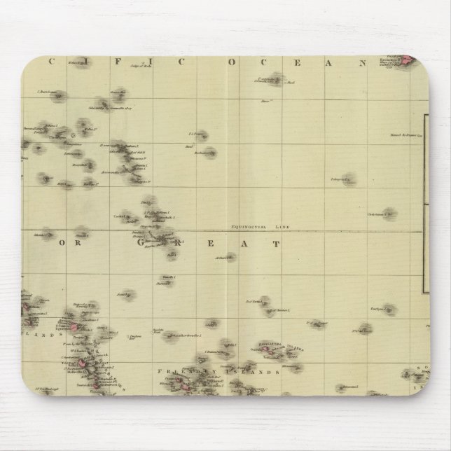 Pazifikinseln Mousepad (Vorne)