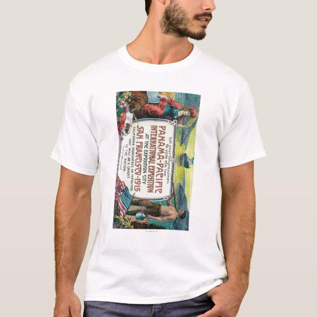 Pazifische internationale Ausstellung Panamas T-Shirt (Vorderseite)