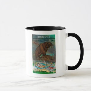 Pazifische internationale Ausstellungs-Anzeige Tasse