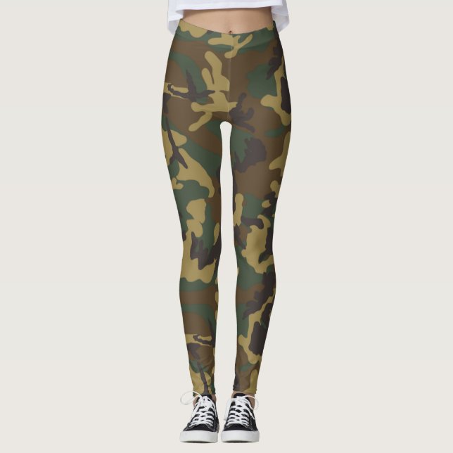 PAZIFISCHE KANTE-CAMOUFLAGE LEGGINGS (Vorderseite)