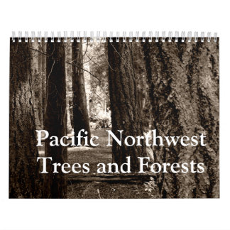 Pazifische Nordwestbäume und Wälder Kalender