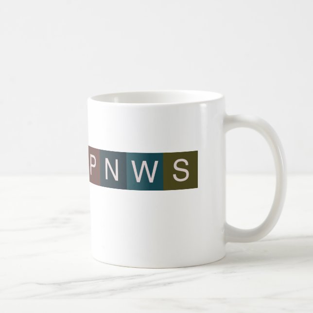 Pazifische Nordwestgeschichten LOGO-TASSE Kaffeetasse (Rechts)