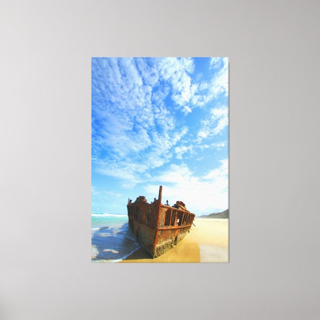 PAZIFISCHE SCHIFFFAHRT 40x60 Leinwanddruck (Vorderseite)