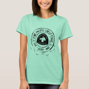 Pazifische Wappen-Spur - essen Sie T-Shirt