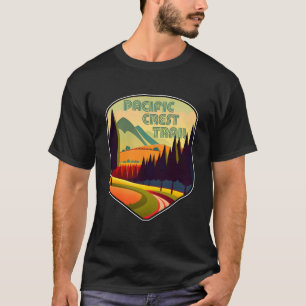 Pazifische Wappen-Trail-Farben T-Shirt
