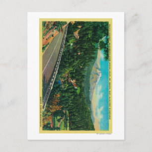 Pazifischer Highway mit M. Shasta in Entfernung Postkarte