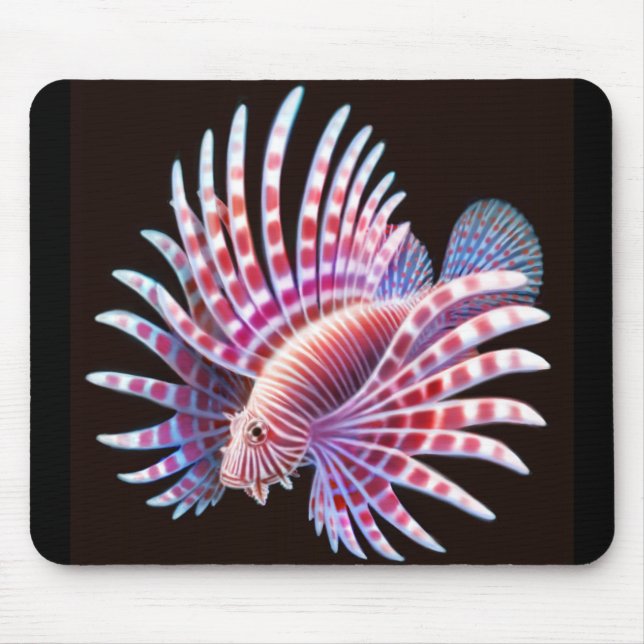 Pazifischer Lionfish Mousepad (Vorne)