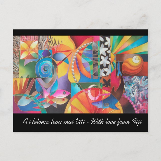 PAZIFISCHER NACHMITTAG POSTKARTE (Vorderseite)