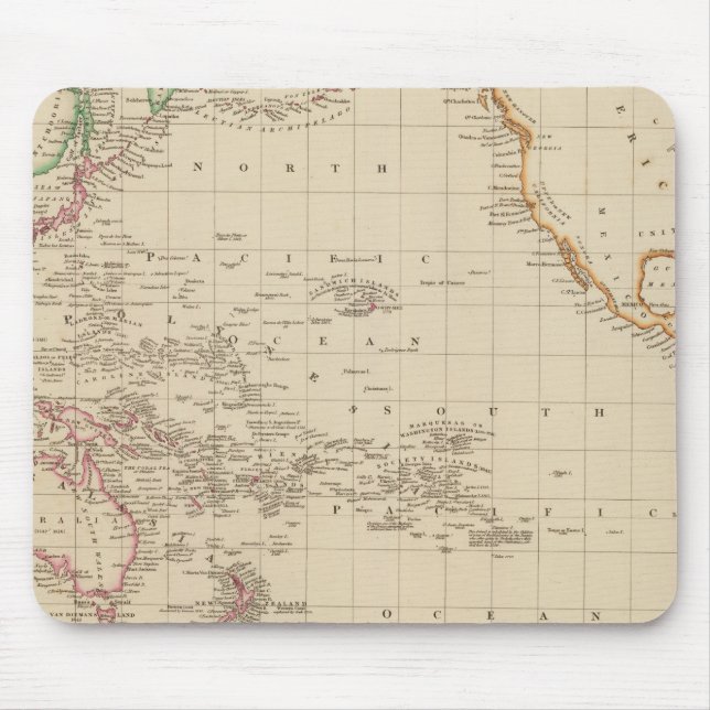 Pazifischer Ozean 2 Mousepad (Vorne)