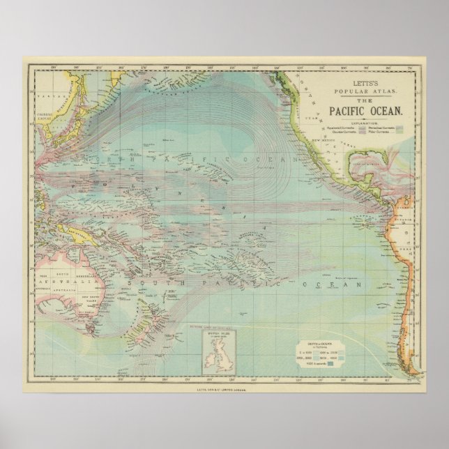 Pazifischer Ozean 4 Poster (Vorne)