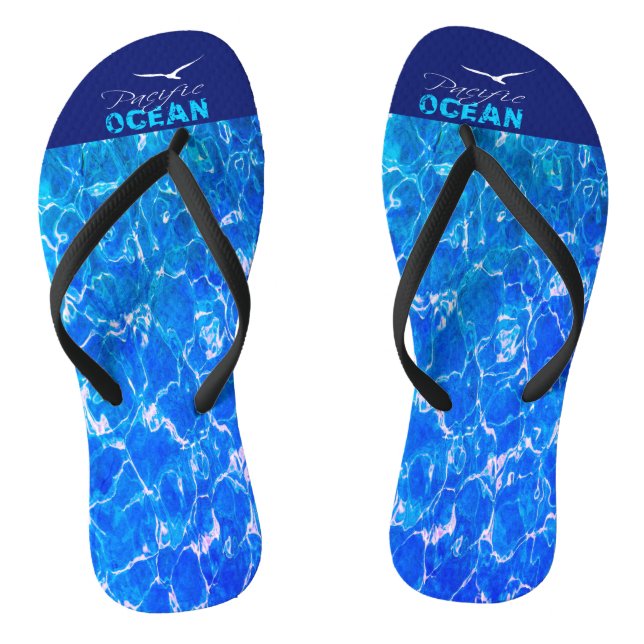 Pazifischer Ozean Flip Flops (Fußbett)