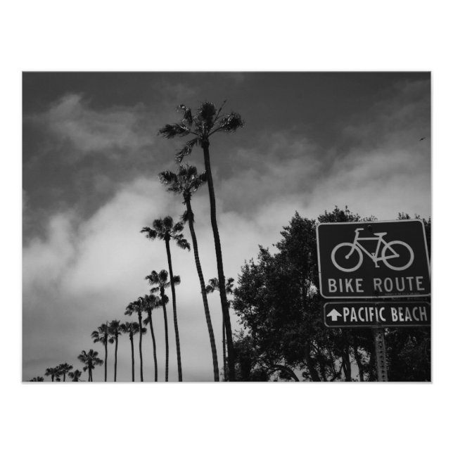 Pazifischer Strand Fotodruck (Vorne)