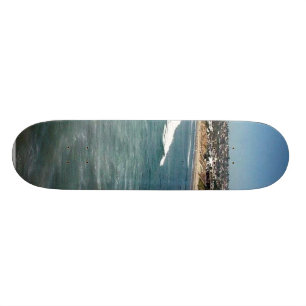 Pazifischer Strand-Wellen-Surfer-Sand-San Diego Skateboard
