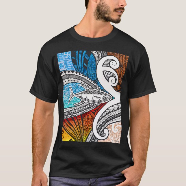 Pazifischer Thunfisch T-Shirt (Vorderseite)