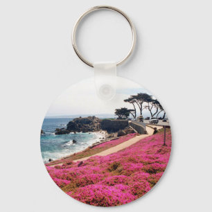 Pazifischer Waldung-Monterey Calif Schlüsselanhänger