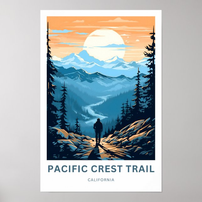 Pazifischer Wappen - Reise nach Kalifornien Poster (Vorne)