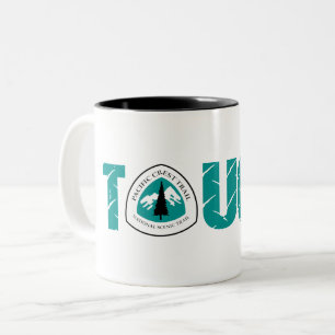 Pazifischer Wappen Zweifarbige Tasse