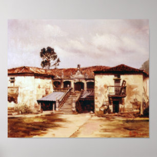 Pazo gallego/Pazo galego/Galicien Landhaus Poster