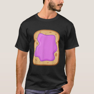PB J Grape Jelly auf Brot Funny Matching Halloween T-Shirt