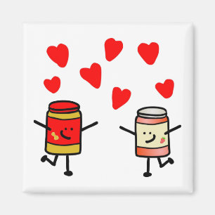 "PB&J Liebe-" Magnet