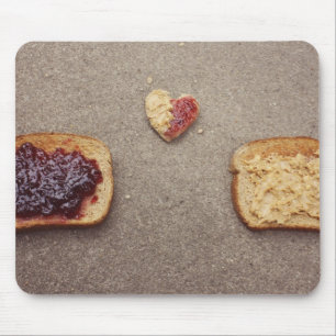 pb&j Liebe mousepad