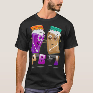 PB+J Niedlich Peanut Butter & Jelly Matching Costu T-Shirt