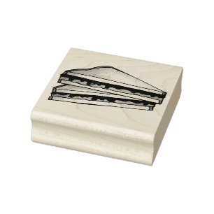 PB&J Peanut Butter und Jelly PBJ Sandwich Briefmar Gummistempel