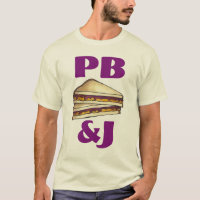 PB&J Peanut Butter und Jelly Sandwich T - Shirt