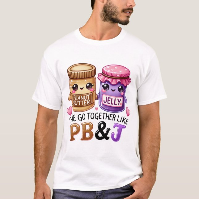 PB & JE Valentine's T - Shirt (Vorderseite)