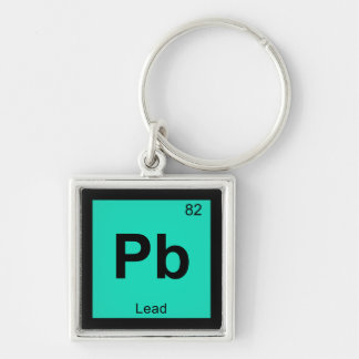 Pb - Lead Chemistry Periodic Table Symbol Element Schlüsselanhänger