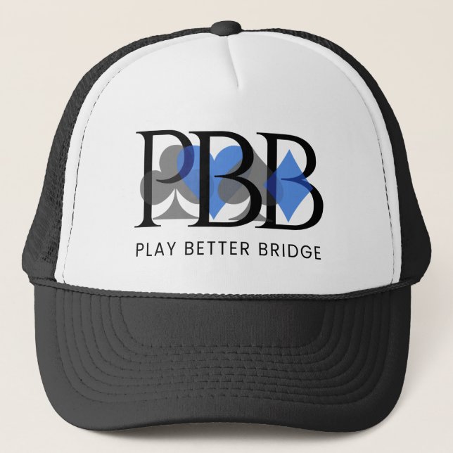 PBB Hat - Blue Logo Truckerkappe (Vorderseite)
