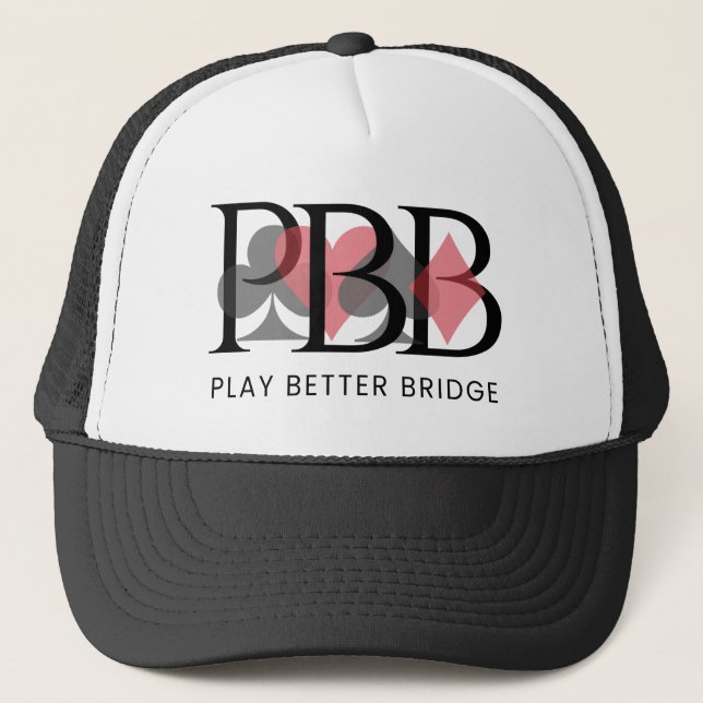 PBB Hat - Red Logo Truckerkappe (Vorderseite)