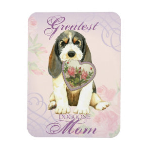 PBGV Herz-Mama Magnet