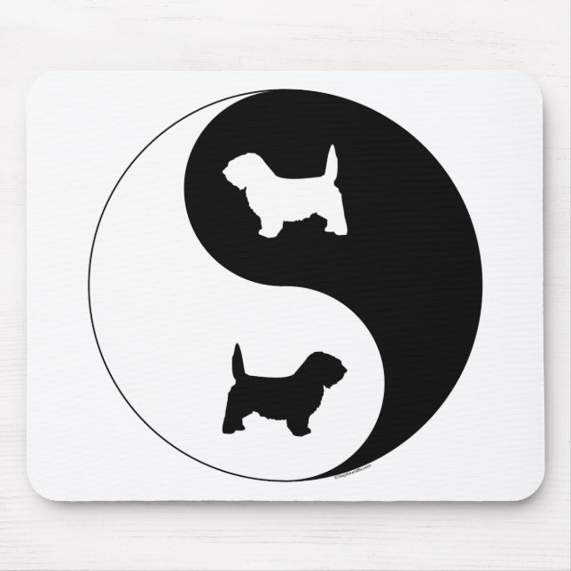 PBGV Ying Yang Mousepad (Vorne)