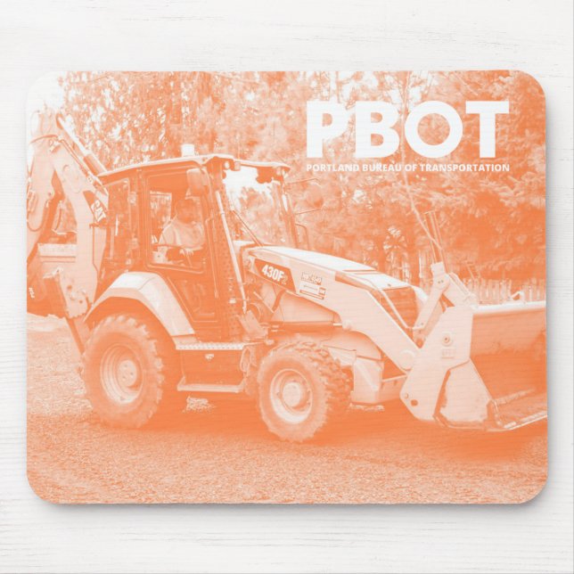PBOT Backhoe Mousepad (Vorne)