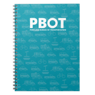 PBOT Blue Notebook Notizblock