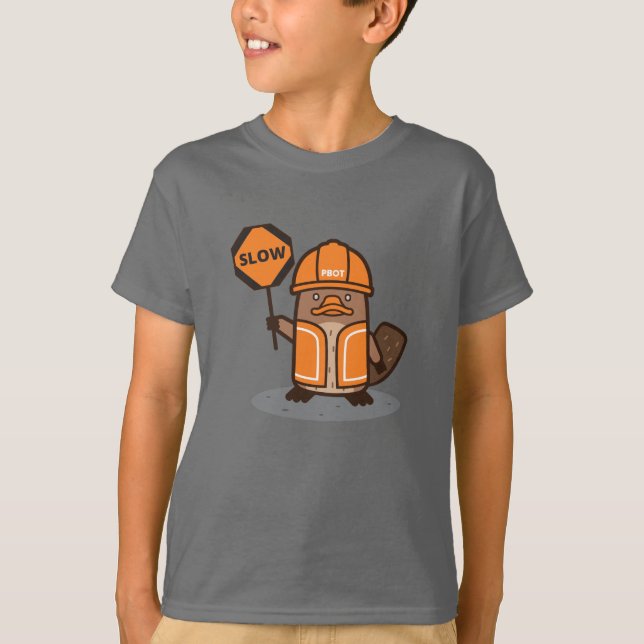 PBOT Platypus langsam T-Shirt (Vorderseite)