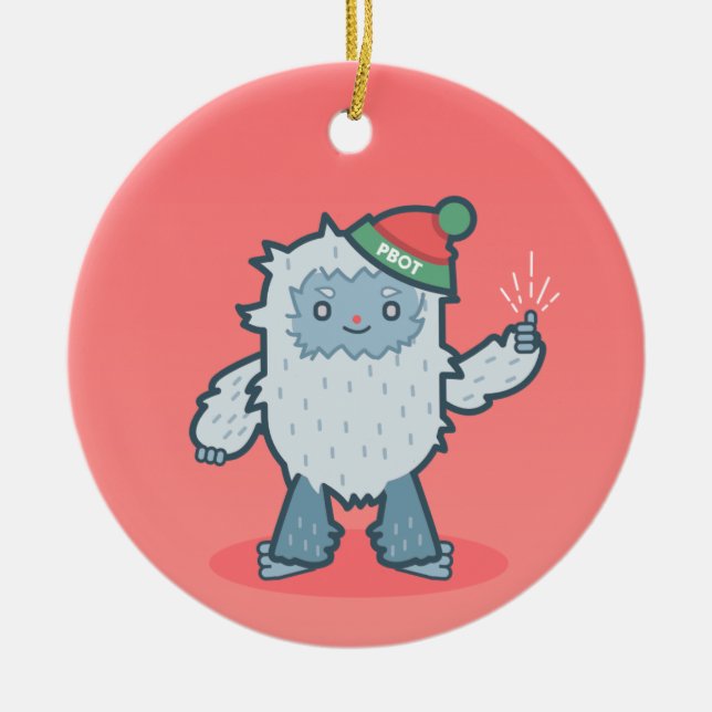 PBOT Yeti Ornament (Vorne)