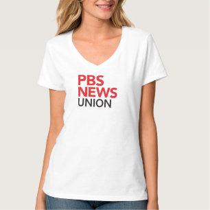 PBS NewsHour Union Crew Neck, ohne Schlagzeile T-Shirt
