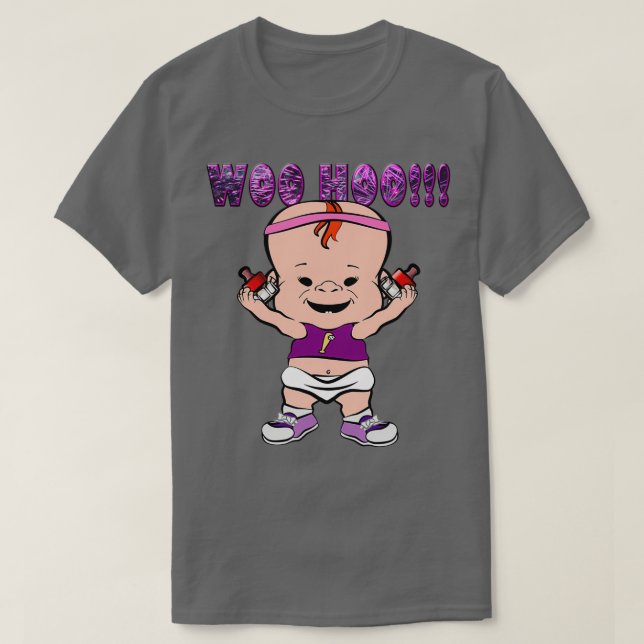 PBTEEZ RB0225 WooHoo Girl T-Shirt (Design vorne)
