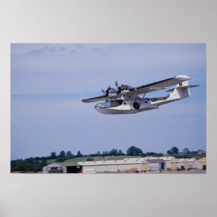 PBY, 5A Catalina, Weltkrieguntersuchung flyi Poster