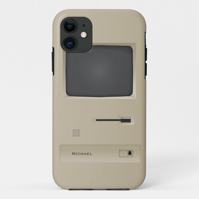 PC-Computer für ältere Schulen Case-Mate iPhone Hülle (Rückseite)