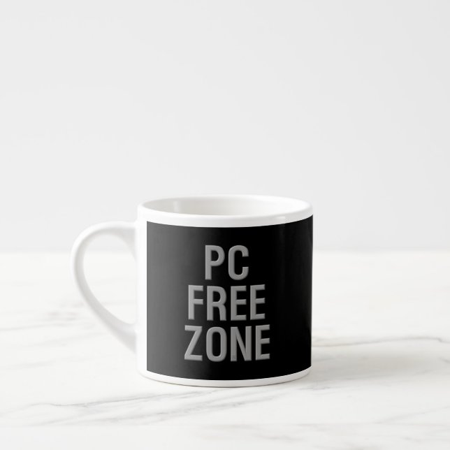PC Free Zone Black Espresso Tasse (Links)