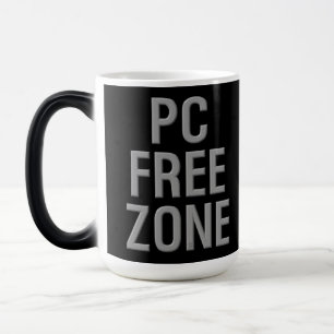 PC Free Zone Black Morphing Tasse