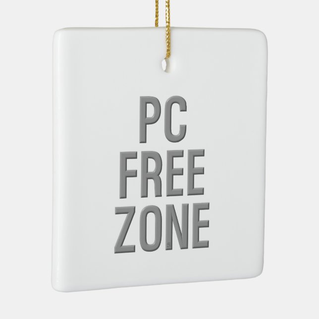 PC Free Zone céramique blanche ornement (Droite)
